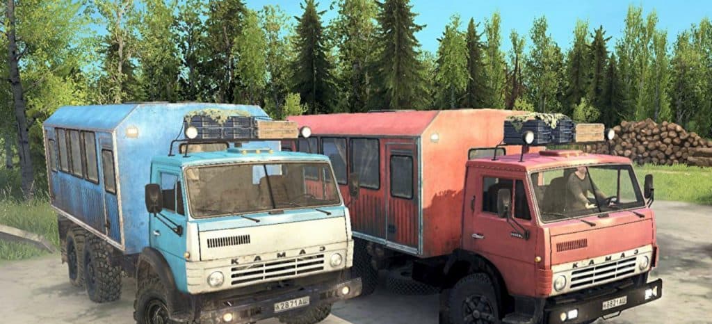 Snowrunner камаз 4310