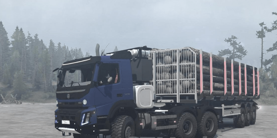 Volvo FMX 500 6x6 for Spin Tires