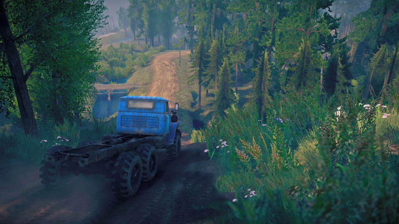 Suolampi LogStation And Kiosk Map v1.0 MudRunner / SnowRunner