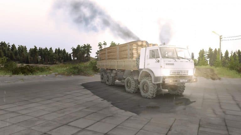 Snowrunner камаз 6350